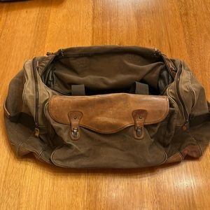 Cabelas Leather and Canvas Large Duffel